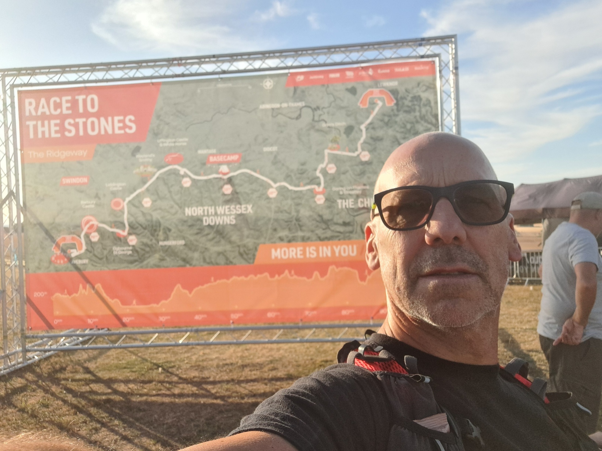 Simon at the Race to the Stones ultra marathon start